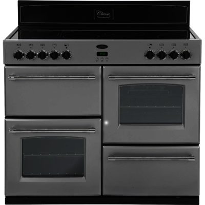 Belling Classic 100E 100cm Electric Range Cooker in Silver